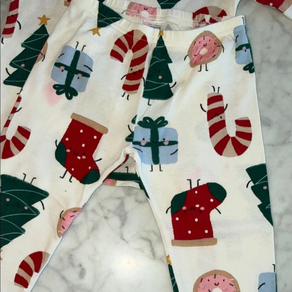 Carter's Holiday Pajama Set Bundle - Red and White 4T